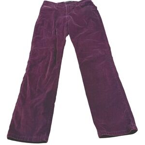 Levi's Mid Rise Skinny Purple Velvet‎ Pants Womens Size 29x32 Jeans